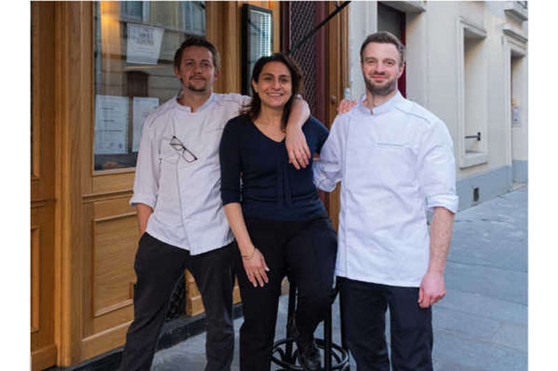 Terrasse du restaurant au Petit Tonneauà Paris 7e